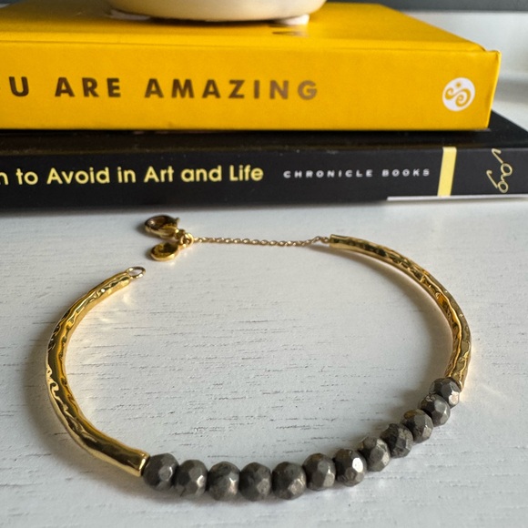 Gorjana Jewelry - Gorjana Gold Pyrite Power Gemstone Bracelet
